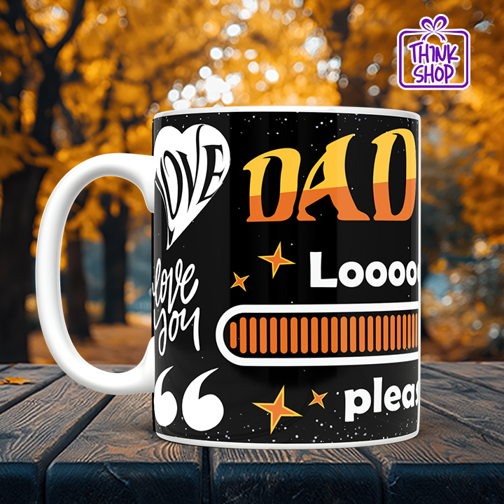 Picture of Funny Dad Joke Loading Coffee Mug, Humorous Gift for Father with a Sense of Humor, Best Dad Gift