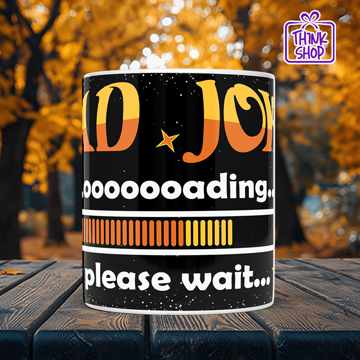 Picture of Funny Dad Joke Loading Coffee Mug, Humorous Gift for Father with a Sense of Humor, Best Dad Gift