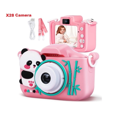 Picture of X28 Kids Dual Lens Digital Camera With Case