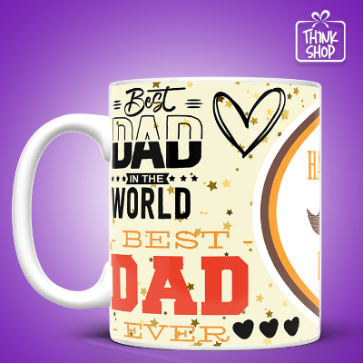 Picture of Handsome Father Cramic Mug, Best Dad In The World, Best Dad Gift
