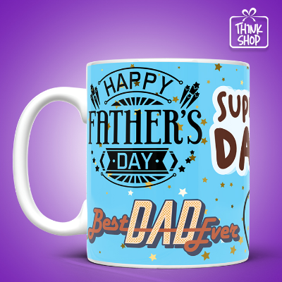 Picture of Super Dad My Father Is My Hero Coffee Mug, Number 1 Super Dad, Best Dad Gift