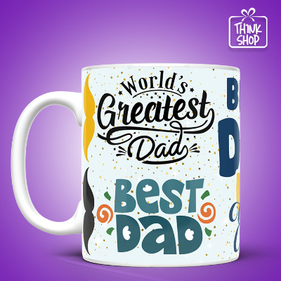 Picture of World's Greatest Dad Mug, Unique Present for Father's Birthday, Great Dad Gift