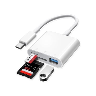 Picture of 3 in 1 OTG Type C Card Reader HUB