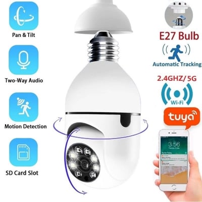 Picture of V380 Panorama Moving IP Wifi Light Video Camera Night Vision For Live Video