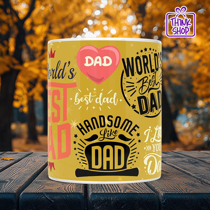Picture of I love You Dad Mug, Father and Daughter, Perfect Father's Day Gift