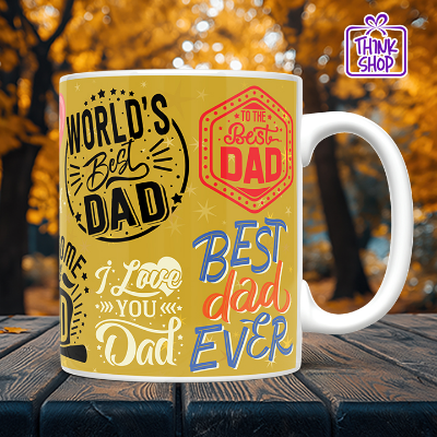 Picture of I love You Dad Mug, Father and Daughter, Perfect Father's Day Gift
