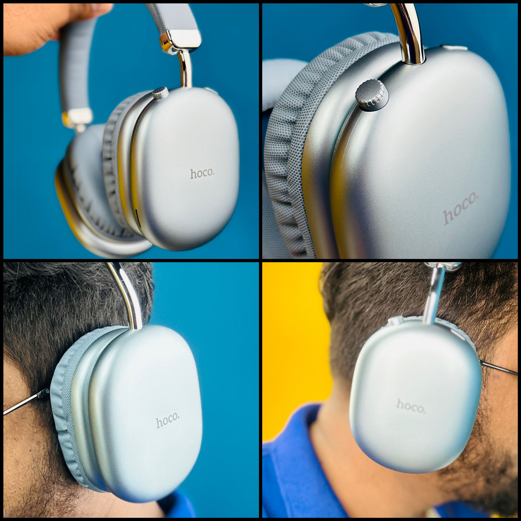 Picture of Hoco W35 Max Wireless Bluetooth Headphone – Premium HiFi Sound, Advanced ANC, 60H Battery, Foldable Comfort for Travel & Work