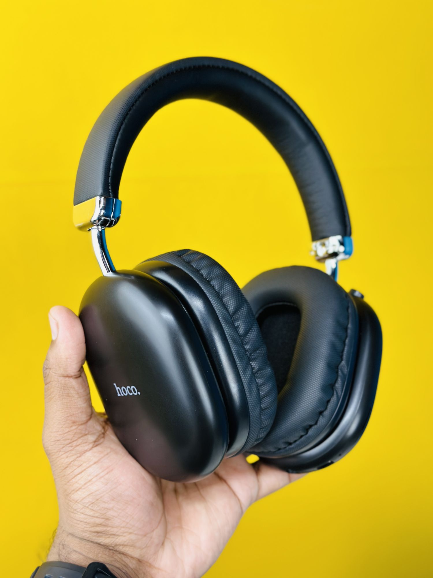 Picture of Hoco W35 Max Wireless Bluetooth Headphone – Premium HiFi Sound, Advanced ANC, 60H Battery, Foldable Comfort for Travel & Work