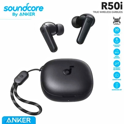 Picture of Anker Soundcore R50i Wireless Earbuds – Deep Bass, AI-Enhanced Calls, 10-Hour Playtime, Bluetooth 5.3, Lightweight & Comfortable Design