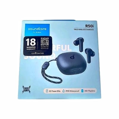 Picture of Anker Soundcore R50i Wireless Earbuds – Deep Bass, AI-Enhanced Calls, 10-Hour Playtime, Bluetooth 5.3, Lightweight & Comfortable Design