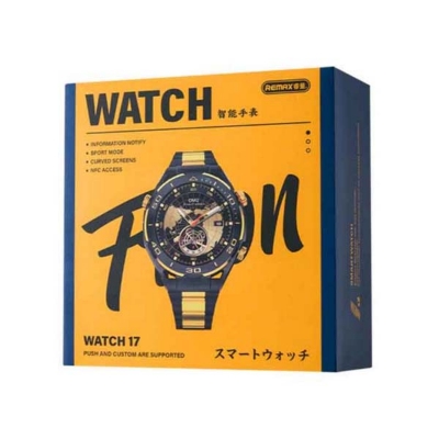 Picture of Remax Watch 17 NFC Bluetooth Calling Smartwatch with IP67 Water Resistance, Health Tracking & Wireless Charging