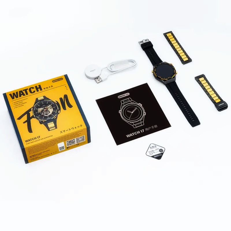 Picture of Remax Watch 17 NFC Bluetooth Calling Smartwatch with IP67 Water Resistance, Health Tracking & Wireless Charging