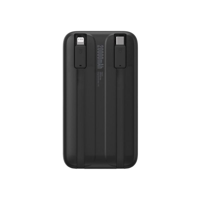 Picture of Baseus Comet Series 22.5W 20000mAh Dual Cable Digital Display Power Bank – Black Color