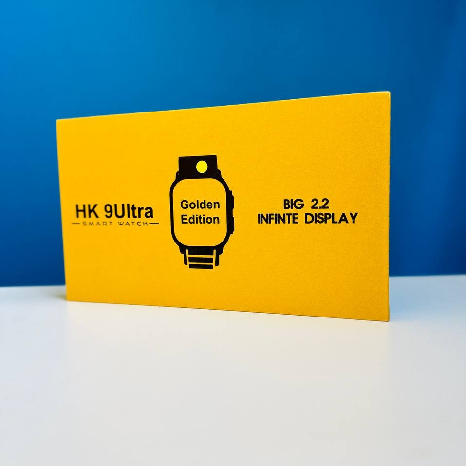 Picture of HK 9Ultra Smartwatch Golden Edition (Dual Straps) – Gold Color