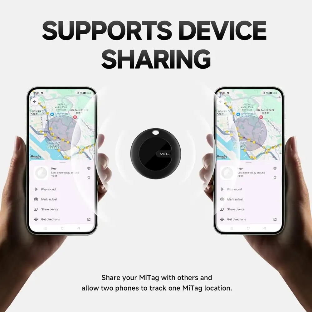 Picture of MiLi MiTag Duo Smart Finder: Official Apple Find My & Google Tracker (iOS/Android)