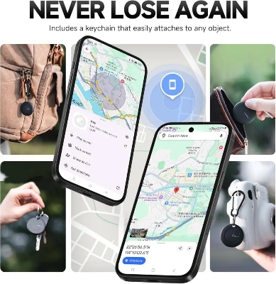 Picture of MiLi MiTag Duo Smart Finder: Official Apple Find My & Google Tracker (iOS/Android)