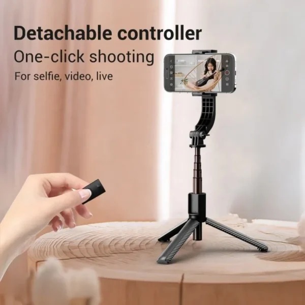 Picture of C06H 1-Axis Gimbal Stabilizer Selfie Stick Tripod For videography