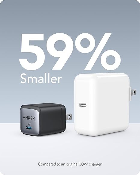Picture of Anker Nano II 30W GaN II USB-C Fast Charger: Ultra-Compact & Powerful Adapter