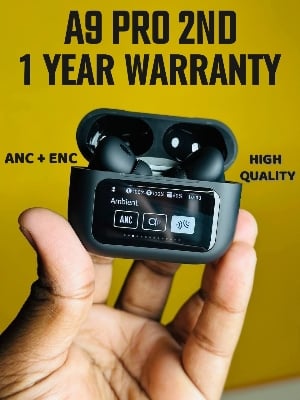 Picture of A9 Pro AirPods  Wireless Earbuds with LED Display & Active Noise Cancellation