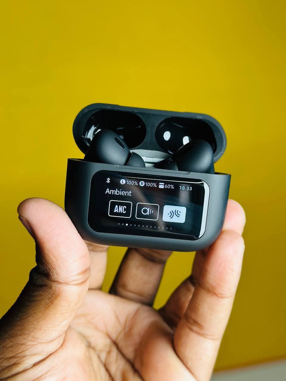 Picture of A9 Pro AirPods (White): Wireless Earbuds with LED Display & Active Noise Cancellation