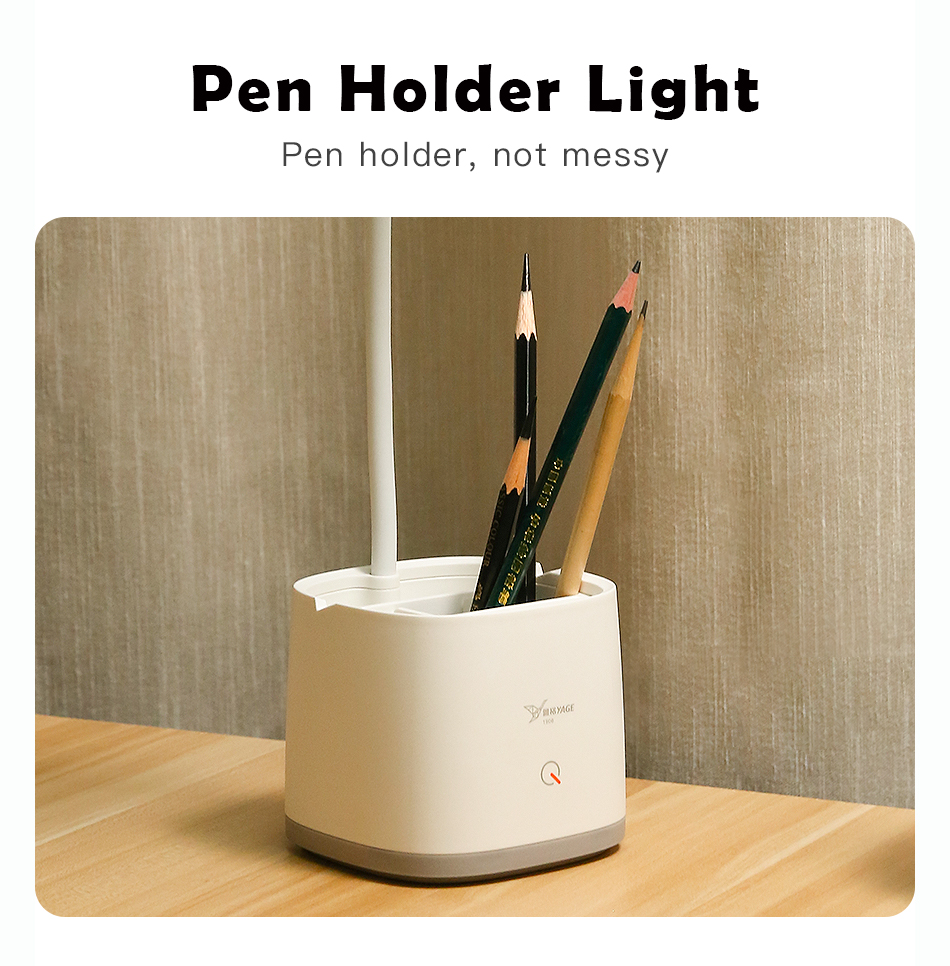 Picture of YAGE YG-T109 LED Table Lamp with Pen Holder – Adjustable Desk Light for Study & Office