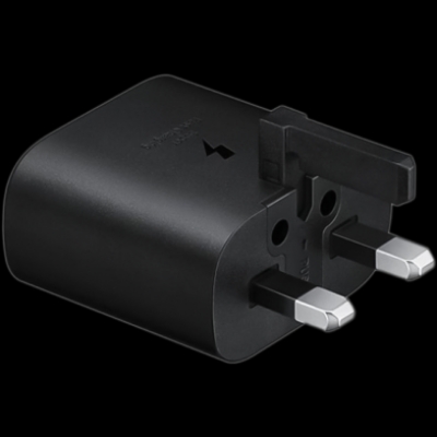 Picture of Samsung TA800 25W USB-C PD Charger UK Plug – Fast Charging Adapter (3-Pin)