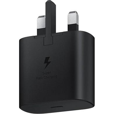 Picture of Samsung TA800 25W USB-C PD Charger UK Plug – Fast Charging Adapter (3-Pin)