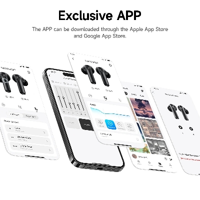 Picture of Hoco EQ27 AI Translation Earbuds – ANC+ENC Noise Cancelling Bluetooth Earphones with Touch Control