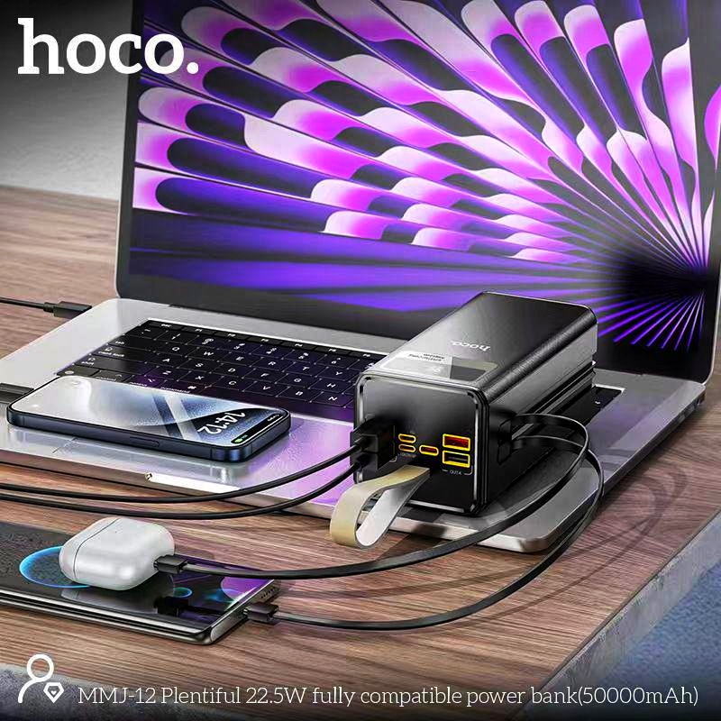Picture of Hoco MMJ-12 50000mAh Power Bank – 22.5W Fast Charging Portable Battery Pack with Dual USB Output