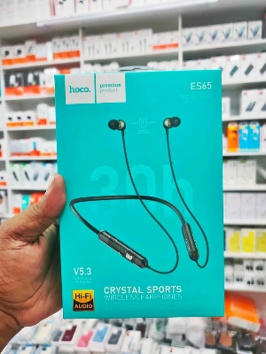 Picture of 🎧 Hoco ES65 Dream Sports Wireless Earphones – Bluetooth 5.3 | 30H Playtime | 10mm Driver | Neckband