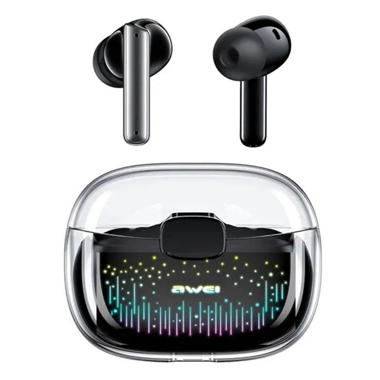 Picture of 🎧 Awei T52 ANC Wireless Bluetooth Earbuds – Dual Noise Cancellation | 34H Battery | Bluetooth 5.3 | IPX4 Water Resistant
