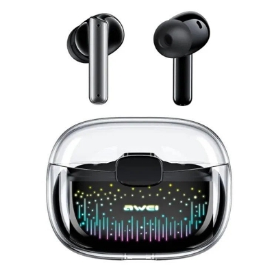 Picture of 🎧 Awei T52 ANC Wireless Bluetooth Earbuds – Dual Noise Cancellation | 34H Battery | Bluetooth 5.3 | IPX4 Water Resistant
