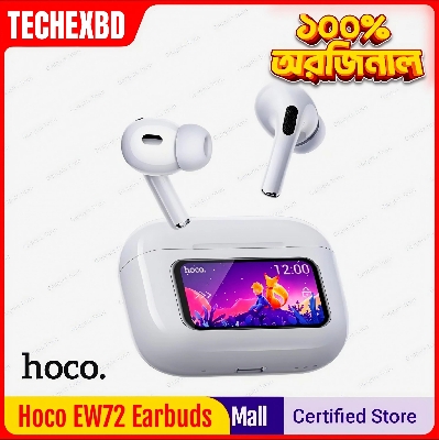 Picture of 🎧 Hoco EW72 ANC True Wireless Earbuds – Bluetooth 5.4 | HD Display | 4H Playtime | ANC | 13mm Drivers