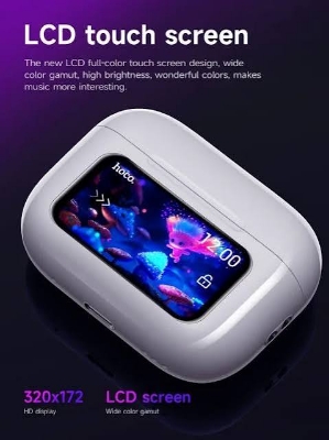 Picture of 🎧 Hoco EW72 ANC True Wireless Earbuds – Bluetooth 5.4 | HD Display | 4H Playtime | ANC | 13mm Drivers