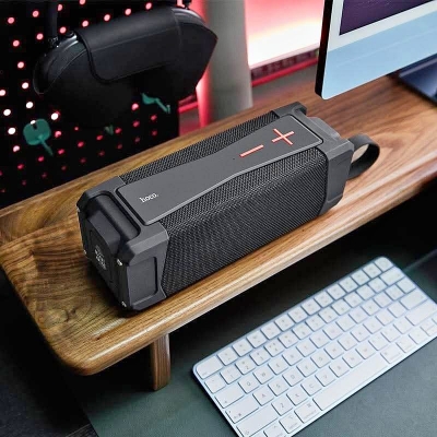 Picture of 🔊 Hoco HC6 Magic Sports Bluetooth Speaker – Dual 10W Drivers | 4000 mAh Battery | TWS Stereo | IPX4 Waterproof | FM, TF, AUX, USB