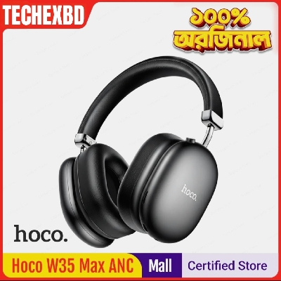 Picture of 🎧 Hoco W35 Max Wireless Headphones – Bluetooth 5.3 | 90H Battery | AUX/TF Card | Hi-Fi Sound | Lightweight