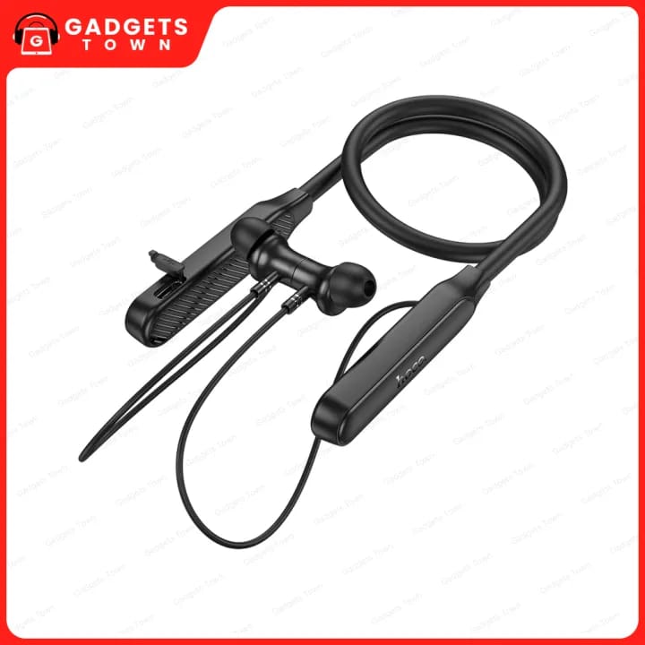 Picture of Hoco | ES74 Refinado | Bluetooth 5.4 Neckband Earphones with Mic | 30H Playtime | USB-C Fast Charging | 280mAh Battery | Magnetic Switch + Vibration Alert | Silicone Neckband | 10mm Driver | Sports Wireless Headset for Android &amp; iPhone