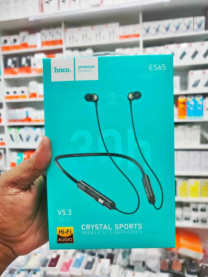 Picture of 🎧 Hoco ES65 Dream Sports Wireless Earphones – Bluetooth 5.3 | 30H Playtime | 10mm Driver | Neckband