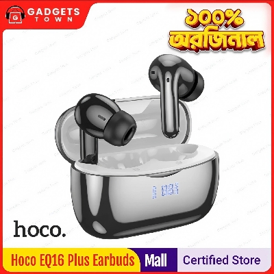Picture of 🎧 Hoco EQ16 Plus ANC+ENC True Wireless Earbuds – Bluetooth 5.3 | 13 mm Drivers | Dual‑Mic | Touch Control | LED Case Display
