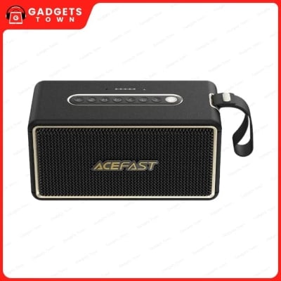 Picture of ACEFAST | K3 Max | 80W Peak Portable Bluetooth 5.4 Speaker | 2.1 System (1×Mid-Low + 2×Tweeters) + Passive Radiator | IPX6 | 5000mAh ≈20H | USB/TF/AUX/TWS | DSP & RGB Lights | USB-C Charging | With Strap Handle