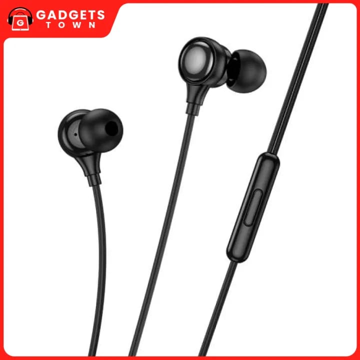 Picture of Hoco M116 Lightning Earphones | 10 mm Driver | Lightning Digital Jack | 1.2 m Tangle‑Resistant Cable | In‑Line Mic & Control | Lightweight 15 g | iPhone/iPad Compatible