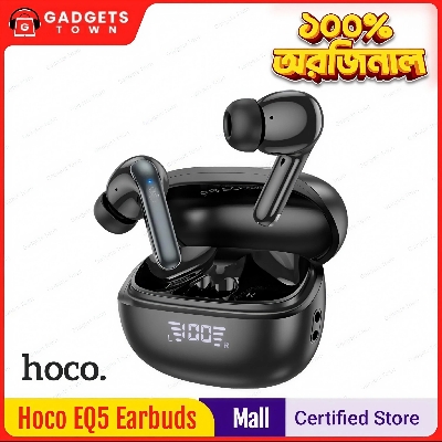 Picture of 🎧 Hoco EQ5 ANC True Wireless Earbuds – Dual Mic ENC | 13mm Hi-Fi Drivers | 7H Playtime | Bluetooth 5.3 | IPX4