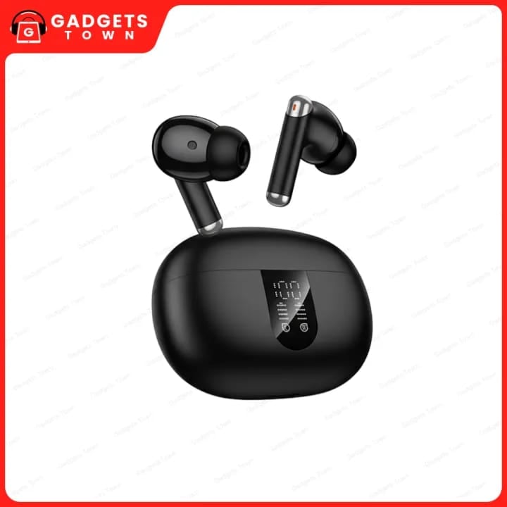 Picture of Hoco EQ26 Nice ANC+ENC True Wireless Earbuds | Bluetooth 5.4 | 13 mm Drivers | 7–10 H Playback (6 H ANC) | 350 mAh LED Display Case | Touch Controls | IPX5 Sweat-Resistant | Type‑C Charge
