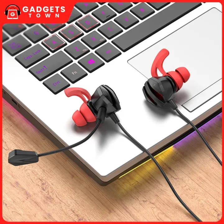 Picture of Hoco | M105 Gaming Earphones | 10 mm Driver | 3.5 mm AUX In‑Ear with Detachable Mic & Volume Control | Ergonomic Ear‑Hook Design