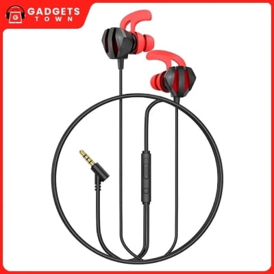 Picture of Hoco | M105 Gaming Earphones | 10 mm Driver | 3.5 mm AUX In‑Ear with Detachable Mic & Volume Control | Ergonomic Ear‑Hook Design