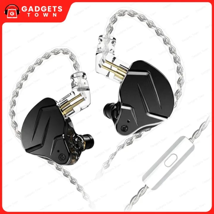 Picture of In-Ear Monitor | Detachable 0.75mm 2-Pin Cable, 3.5mm Plug | 25Ω, 112dB, 7–40kHz | Zinc-Alloy Faceplate + Resin Shell | Hi-Fi Bass