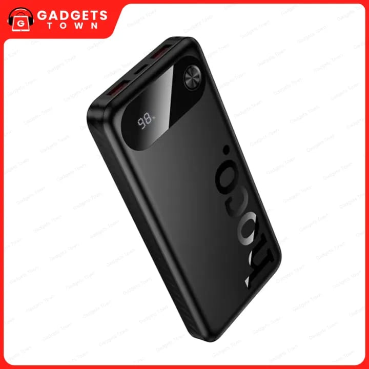 Picture of HOCO | J154 Victorious 10000mAh Power Bank | 22.5W Fast Charge + PD 20W | 3 Outputs (USB-A×2 22.5W, Type-C 20W) | Type-C 18W Input | LED Digital Display | For Android & iPhone