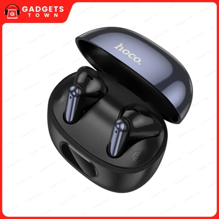 Picture of Hoco EQ18 ANC + ENC True Wireless Earbuds | Bluetooth 5.4 | 13 mm Drivers | Active Noise Cancellation | 300 mAh LED Display Charging Case | Touch Controls | IPX5 Sweat‑Resistant | Type‑C Fast Charge