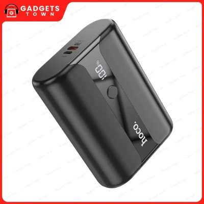 Picture of Hoco Q3 Pro 10000mAh Power Bank | PD 20W + QC 22.5W Dual‑Port Fast Charge | 18W Type‑C/Micro‑USB Input | LED Display | Slim 81×59×25 mm