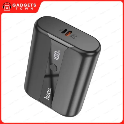 Picture of Hoco Q3 Pro 10000mAh Power Bank | PD 20W + QC 22.5W Dual‑Port Fast Charge | 18W Type‑C/Micro‑USB Input | LED Display | Slim 81×59×25 mm
